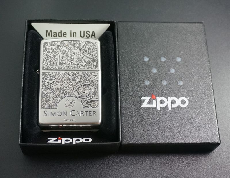 画像: zippo SIMON CARTER ペイズリーフレームSA SCP-018