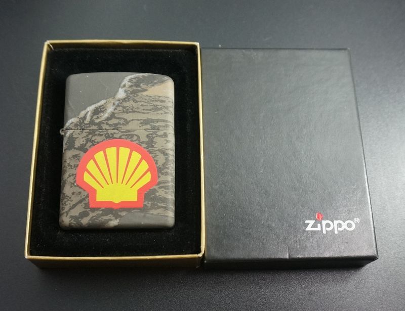 画像: zippo Shell リアルツリー カモフラージュ柄 2006年製造