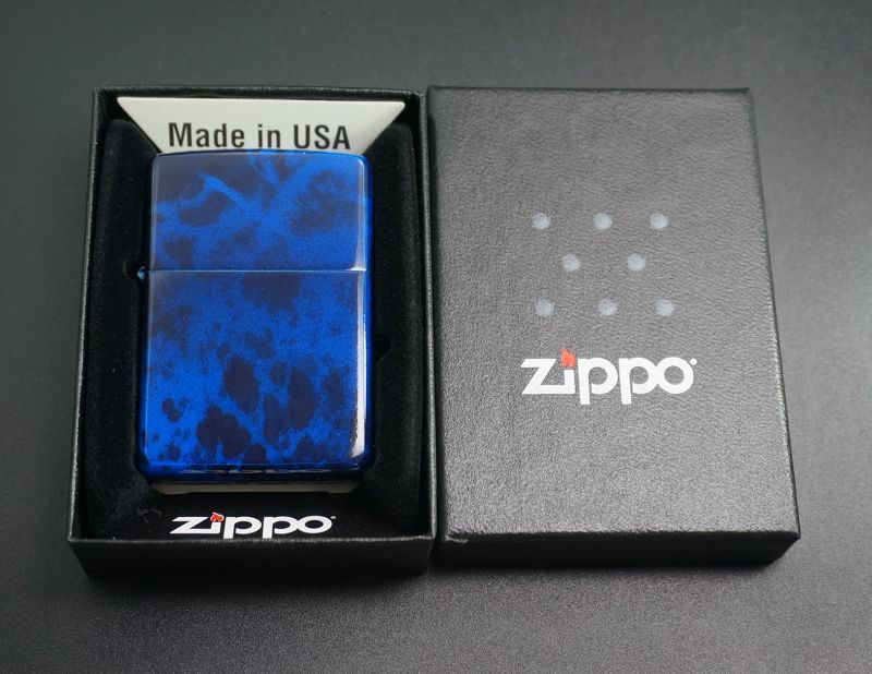 画像: zippo マーブルパターン BL