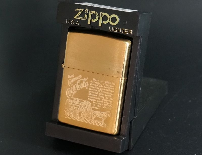 画像: zippo Coca-Cola 馬車＆文字 1995年製造