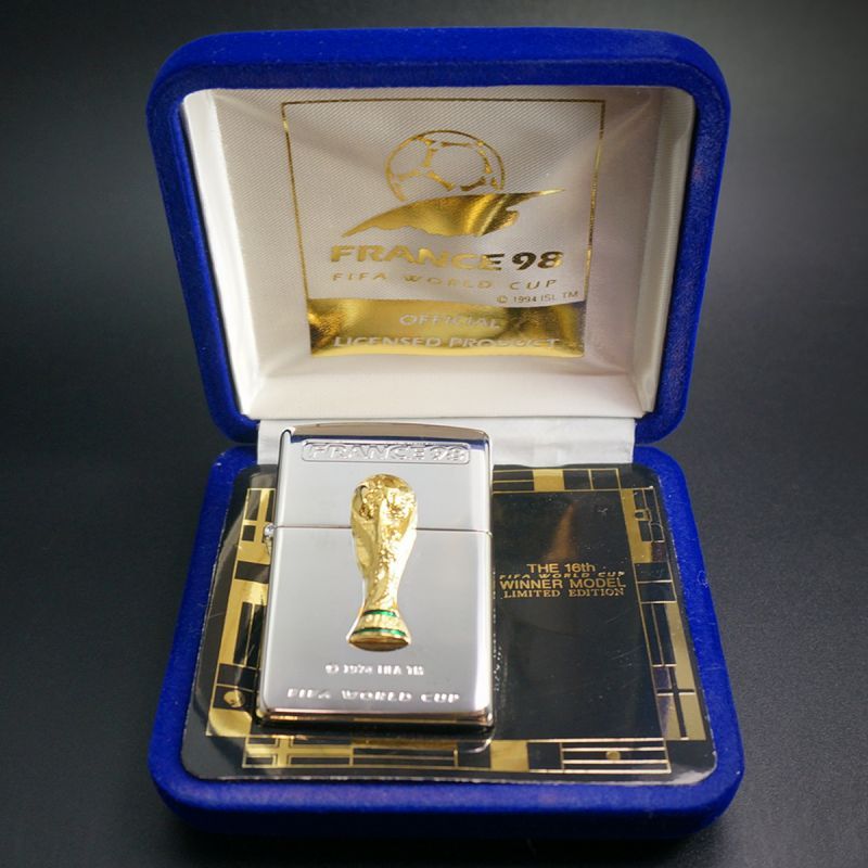 zippo FIFA WORLD CUP FRANCE98 500個限定 1998年製造 - zippo-LAND G.