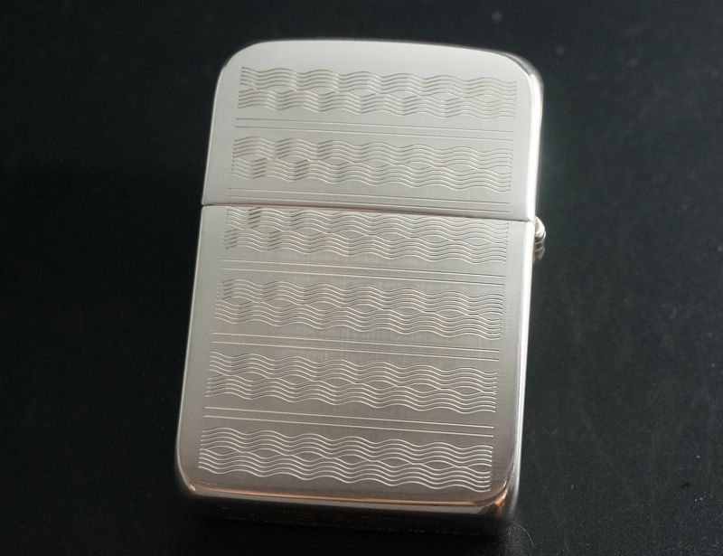 画像: zippo 1941REPLICA エンジンタン 両面 C 2002年製造