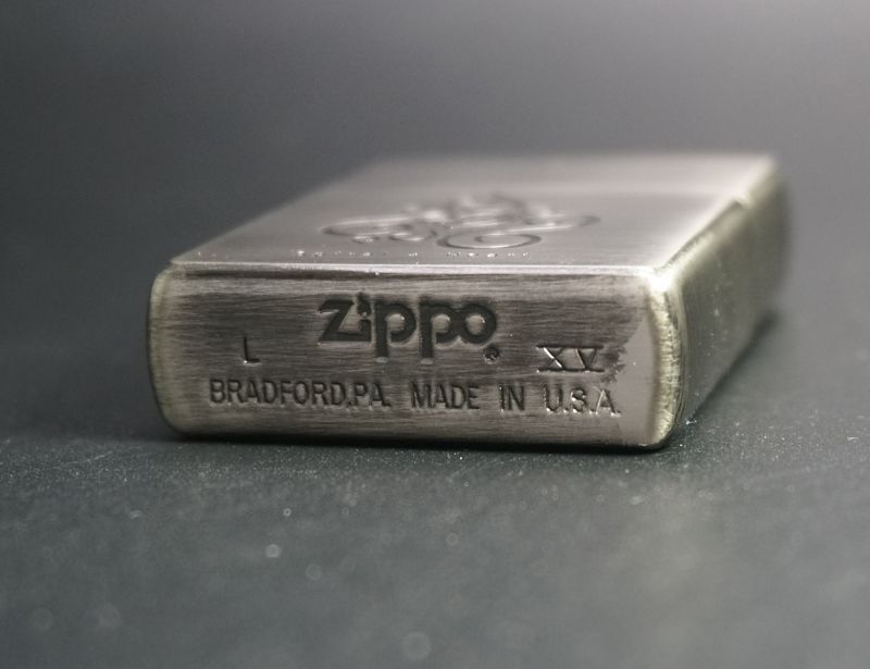 画像: zippo Spiral Heart シルバーいぶし 1999年製造