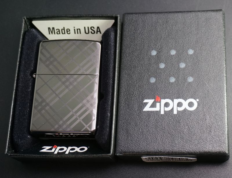 画像: zippo ベーシックチェック BK