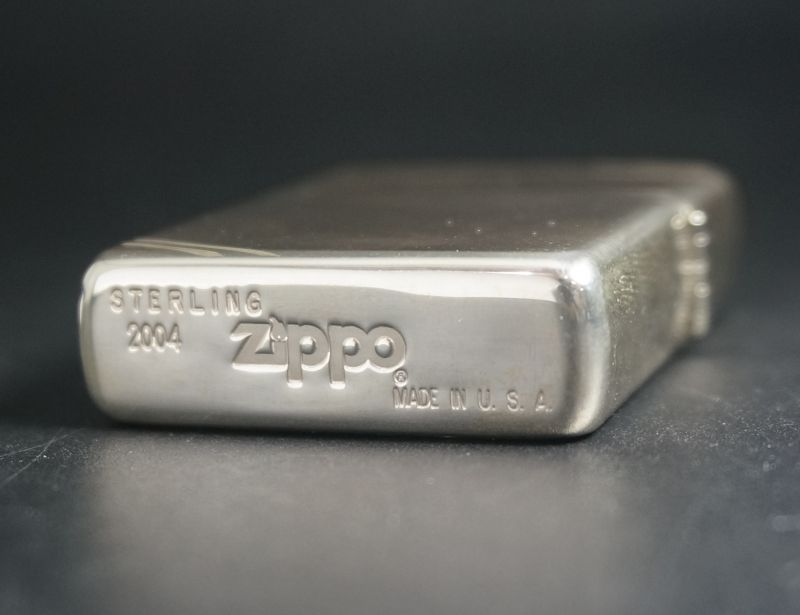 ジッポ zippo スターリングシルバー 2004 - タバコグッズ
