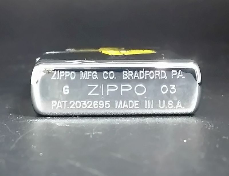 画像: zippo WINDY イエロー 2003年製造