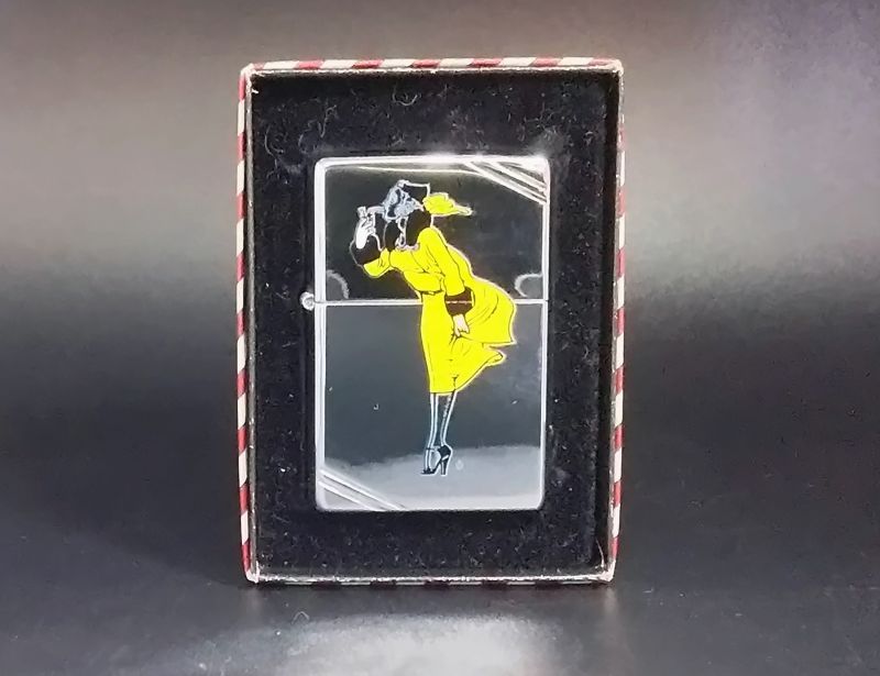 画像: zippo WINDY イエロー 2003年製造