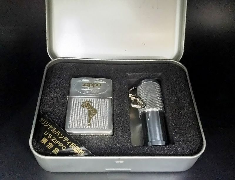 純正半額 Zippo windy ウィンディ ハンディ灰皿付 限定品 1995年 www