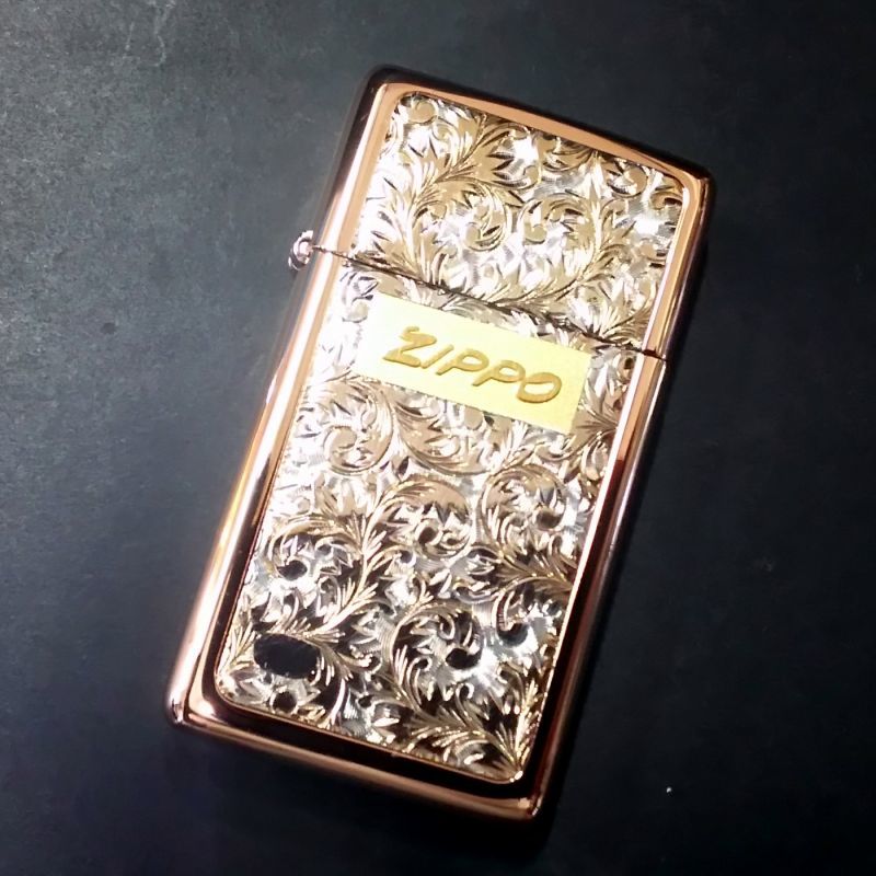 zippo ARMOR スリム プレート 金色 2010年製造 - zippo-LAND G.