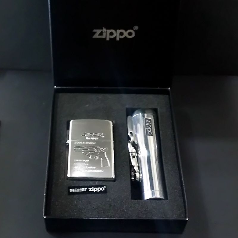 zippo Flobert revolver 携帯灰皿付き限定 No.0043 2003年製造 新品未