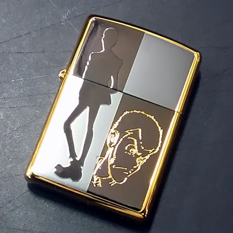 未使用 ルパン三世 次元 ジッポライター ZIPPO トリプルシルエット-