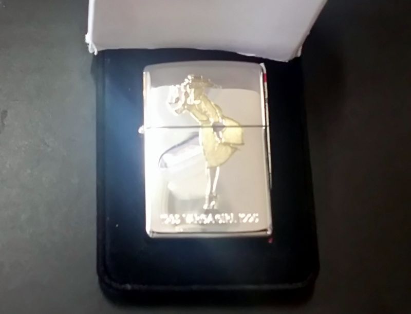 画像: zippo WINDY シルバープレート 限定品 0345 OF 2000 1995年製造 新品未使用