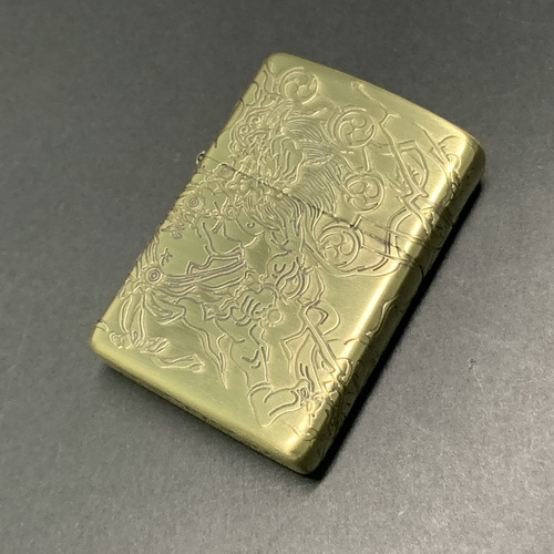 画像1: zippo2023年4面風神雷神BS新品未使用