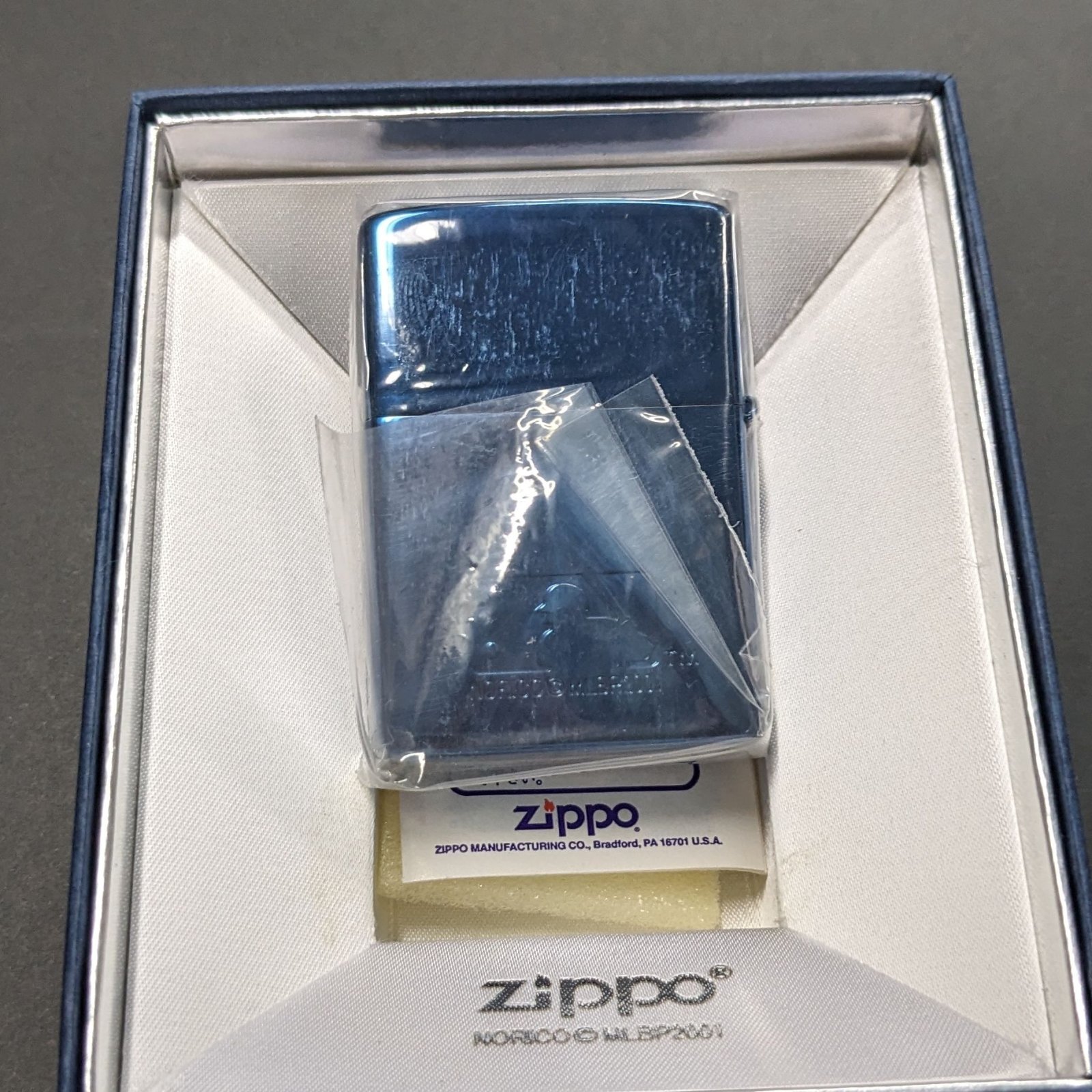 画像: 2000年マリナーズ・イチロー・イオンブルー限定zippo