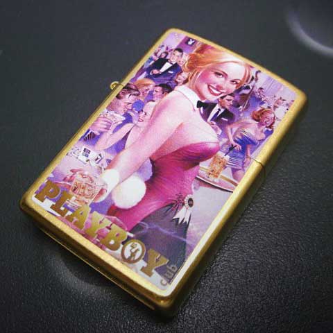 zippo PLAYBOY CLUB 50TH Anniversary Gold Dust 世界5000個限定