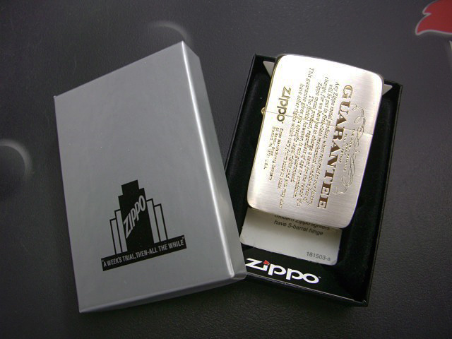 画像: zippo 41REPLICA ギャランティー SSG